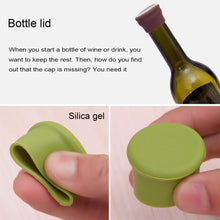 Load image into Gallery viewer, 10 PCS Candy Color Silicone Wine Beer Condiments Bottle Stopper Random Color Delivery, 10 PCS Candy Color