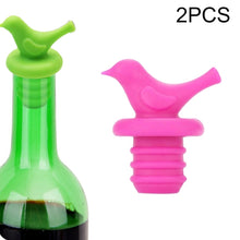 Load image into Gallery viewer, 2pcs Creative Bird Style Silicone Wine Beer Condiments Bottle Stopper Random Color Delivery, 10 PCS Bird Shape