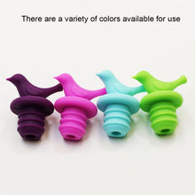 Load image into Gallery viewer, 2pcs Creative Bird Style Silicone Wine Beer Condiments Bottle Stopper Random Color Delivery, 10 PCS Bird Shape