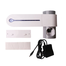 Load image into Gallery viewer, Automatic Toothpaste Dispenser Dental UV Ultraviolet Toothbrush Sterilizer Storage Holder