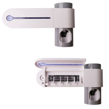 Load image into Gallery viewer, Automatic Toothpaste Dispenser Dental UV Ultraviolet Toothbrush Sterilizer Storage Holder