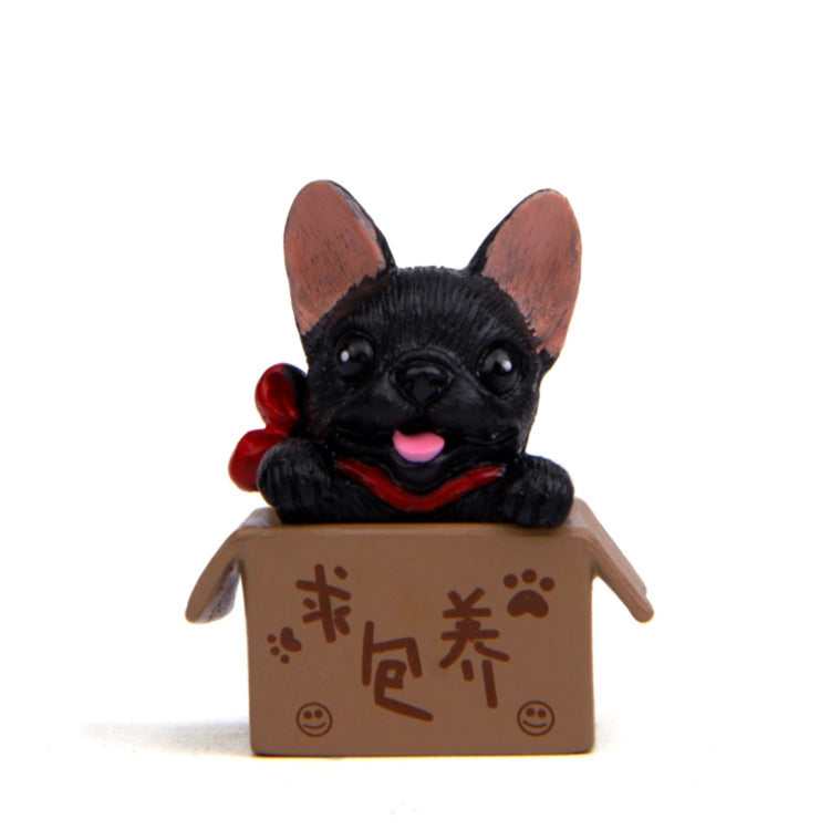 2 PCS Creative Home Decoration Bulldog Doll Ornament, Random Style