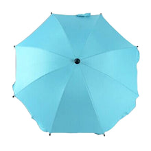 Load image into Gallery viewer, Adjustable Laciness Umbrella For Golf Carts, Baby Strollers/Prams And Wheelchairs To Provide Protection From Rain And The Sun, Azure, Pink, Orange Light, White