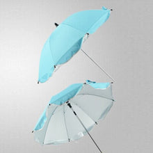 Load image into Gallery viewer, Adjustable Laciness Umbrella For Golf Carts, Baby Strollers/Prams And Wheelchairs To Provide Protection From Rain And The Sun, Azure, Pink, Orange Light, White