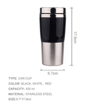 Load image into Gallery viewer, 430ml  Double Insulated Stainless Steel Mug In-Car Using Business Water Bottle