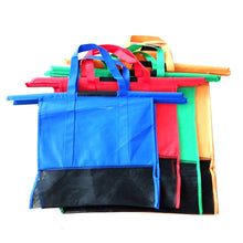 Load image into Gallery viewer, 4 PCS / Set Supermarket Trolley Bags Non-Woven Portable Shopping Bags, Shopping Bags
