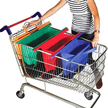 Load image into Gallery viewer, 4 PCS / Set Supermarket Trolley Bags Non-Woven Portable Shopping Bags, Shopping Bags
