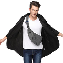 Load image into Gallery viewer, Fashion Wear-resistant Multifunctional Pockets Single Shoulder Bag Chest Front Bag for Man