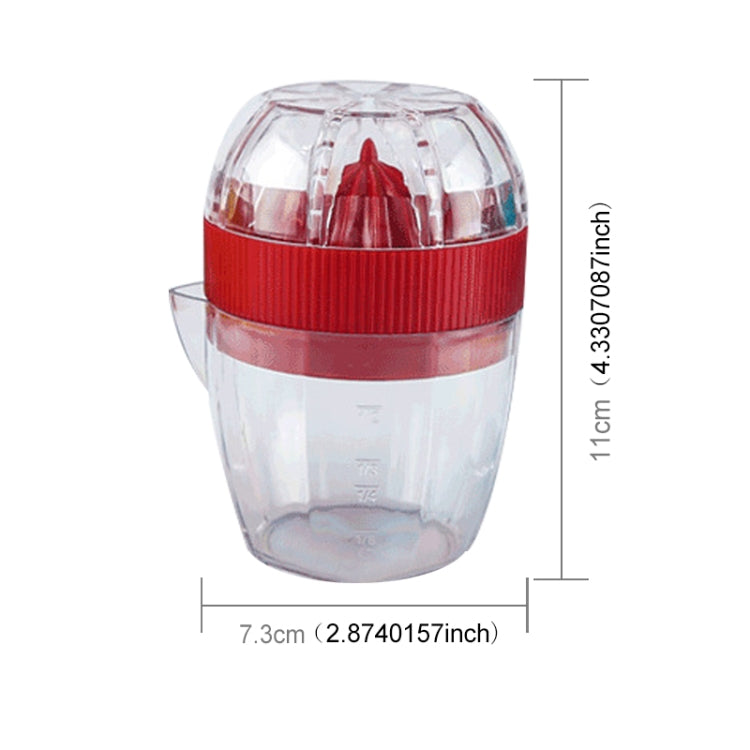 Multi-function Manual Mini Lemon Juicer with a Graduation Cup Juicer