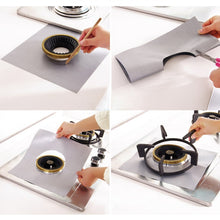 Load image into Gallery viewer, Gas Furnace Surface Ultra-thin Fibre Material Stovetop Protective Cleaning Pad, Size: 27*27cm, 0.08mm, 0.08mm