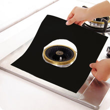 Load image into Gallery viewer, Gas Furnace Surface Ultra-thin Fibre Material Stovetop Protective Cleaning Pad, Size: 27*27cm, 0.2mm (Black), 0.2mm