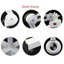Load image into Gallery viewer, 5X Foldable Swing Arm Desk Table Mount Magnifier with Lamp Light for Facial Tattoo Eyebrow Nail Salon Beauty, Cool White Light