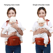 Load image into Gallery viewer, Ergonomic Baby Carrier with Hip Seat for Baby with Reflective Strip for 0-3 Years Old