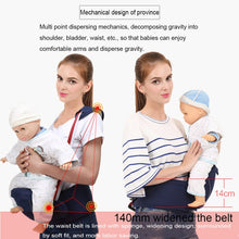 Load image into Gallery viewer, Ergonomic Baby Carrier with Hip Seat for Baby with Reflective Strip for 0-3 Years Old