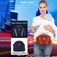 Load image into Gallery viewer, Ergonomic Baby Carrier with Hip Seat for Baby with Reflective Strip for 0-3 Years Old
