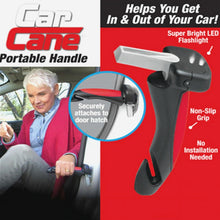 Load image into Gallery viewer, Car Cane Handle Portable Mobility Aid Flashlight Belt Cutter Glass Breaker Emergency Escape Tools, 566