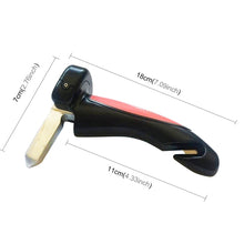 Load image into Gallery viewer, Car Cane Handle Portable Mobility Aid Flashlight Belt Cutter Glass Breaker Emergency Escape Tools, 566
