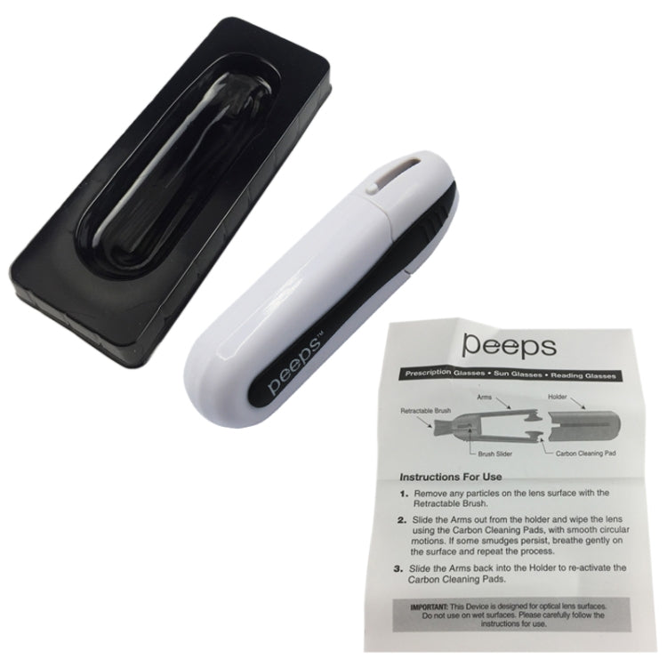 Peeps Glasses Cleaner Eyeglass Clean Brush Maintenance Vision Care Professional Clean Glasses Tools