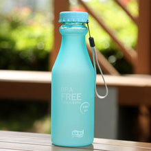 Load image into Gallery viewer, 550ml Frost Leak-proof Plastic Portable Soda Bottle Sealed Simple Student Handy Beverage Bottle, 550ml