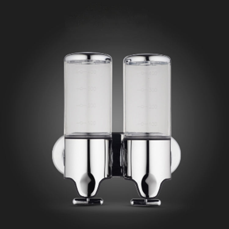 Dual Hotel Shower Manual Dispenser Wall Mounted Washing Liquid Shampoo Soap Bottle, Capacity: 1000ml, 1000ml/Transparent, 1000ml/White, 1000ml/Dark Red, 1000ml/Green, 1000ml/Blue, 1000ml/Purple, 1000ml/Red, 1000ml/Silver, 1000ml/Black, 1000ml/Gold