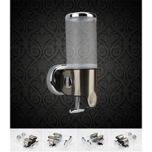 Load image into Gallery viewer, Dual Hotel Shower Manual Dispenser Wall Mounted Washing Liquid Shampoo Soap Bottle, Capacity: 1000ml, 1000ml/Transparent, 1000ml/White, 1000ml/Dark Red, 1000ml/Green, 1000ml/Blue, 1000ml/Purple, 1000ml/Red, 1000ml/Silver, 1000ml/Black, 1000ml/Gold