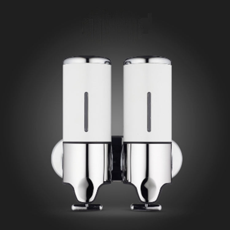 Dual Hotel Shower Manual Dispenser Wall Mounted Washing Liquid Shampoo Soap Bottle, Capacity: 1000ml, 1000ml/Transparent, 1000ml/White, 1000ml/Dark Red, 1000ml/Green, 1000ml/Blue, 1000ml/Purple, 1000ml/Red, 1000ml/Silver, 1000ml/Black, 1000ml/Gold