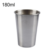 Load image into Gallery viewer, 180ml Single Wall Electropolished Stainless Steel Brief Wine Cup(Silver), 180ml