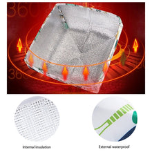 Load image into Gallery viewer, Foldable Thickened Aluminum Foil Food Heat Preservation Cover, Size: L (37 x 37 x 15cm), Size: L Green, Size: L Red