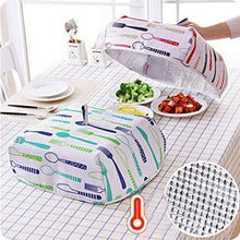 Load image into Gallery viewer, Foldable Thickened Aluminum Foil Food Heat Preservation Cover, Size: L (37 x 37 x 15cm), Size: L Green, Size: L Red