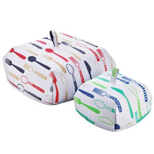 Load image into Gallery viewer, Foldable Thickened Aluminum Foil Food Heat Preservation Cover, Size: L (37 x 37 x 15cm), Size: L Green, Size: L Red