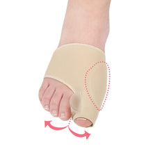 Load image into Gallery viewer, 1 Pair SEBS Hallux Valgus Correction Sleeve Feet Care Special Big Toe Bone Ring Foot Thumb Orthopedic Brace Relieve for Men / Women, Size: L, Size: L