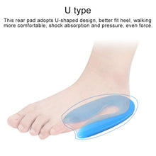 Load image into Gallery viewer, U-shaped Heel Pad Soft and Comfortable Shock Absorption Silicone Pad Insole, Size: S(30-34 Yards), Size: S(30-34 Yards)