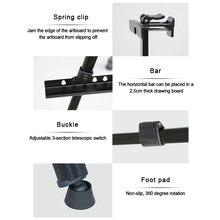 Load image into Gallery viewer, Portable Telescopic Metal Easel Tripod for Painting &amp; Advertising Display, Metal Easel Tripod