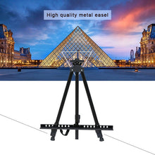 Load image into Gallery viewer, Portable Telescopic Metal Easel Tripod for Painting &amp; Advertising Display, Metal Easel Tripod