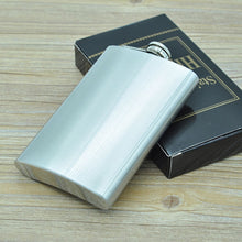 Load image into Gallery viewer, 285mL (10oz) Outdoor Sports Handy Home Travel Wild Stainless Steel Portable Hip Flask(without Small Funnel)(Silver 285mL (10oz)), 285mL (10oz)