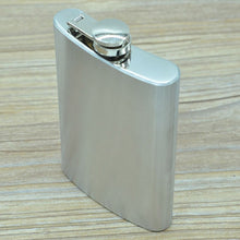 Load image into Gallery viewer, 285mL (10oz) Outdoor Sports Handy Home Travel Wild Stainless Steel Portable Hip Flask(without Small Funnel)(Silver 285mL (10oz)), 285mL (10oz)