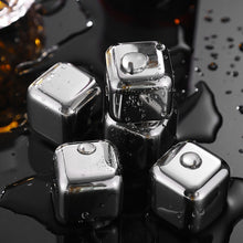 Load image into Gallery viewer, Stainless Steel Chilling Reusable Ice Cubes for Whiskey, Vodka, Liqueurs, 1 PC