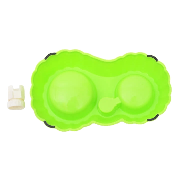 Pumpkin Shape Dog Cat Food Dish + Drinking Water Double Bowls with Automatic Water Dispenser, Size: S, Size: S  Coffee, Size: S  Green, Size: S  Blue, Size: S  Magenta, Size: S  White, Size: S Yellow