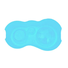 Load image into Gallery viewer, Dog Cat Food Dish + Drinking Water Double Bowls with Automatic Water Dispenser