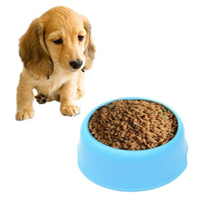 Load image into Gallery viewer, Dog Cat Light Candy Color Plastic Material Single Pets Bowls, Single Pets Bowls