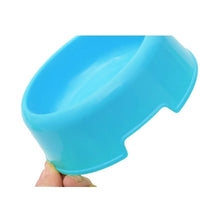 Load image into Gallery viewer, Dog Cat Light Candy Color Plastic Material Single Pets Bowls, Single Pets Bowls