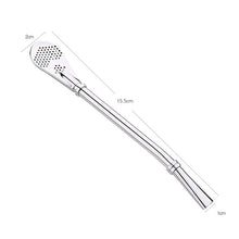 Load image into Gallery viewer, Stainless Steel Tea Leaf Filtered Drinking Straw Herb Tea Filter Tea Strainer Juice Cafe Coffee Stirring Spoon
