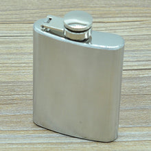 Load image into Gallery viewer, 100ml(3.5oz)  Pocket Flagon Outdoor Sports Flat Liquor Flask Camping Ultralight Portable Wearproof Wine Pot(Silver), 100ml(3.5oz)
