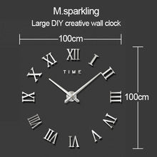 Load image into Gallery viewer, 40 inch Creative Living Room Decorative Ticking Wall Clock