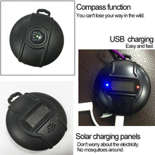 Load image into Gallery viewer, Q3 Outdoor Portable Solar Pest Control Insect Bugs Ultrasonic Mosquito Repellent Repeller Killer with Compass Function, Mosquito Repellent