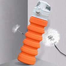 Load image into Gallery viewer, 500mL Outdoor Travel Silicone Foldable Kettle Telescopic Cup Sports Drinking Bottle