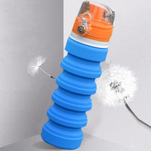 Load image into Gallery viewer, 500mL Outdoor Travel Silicone Foldable Kettle Telescopic Cup Sports Drinking Bottle
