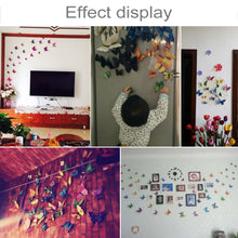 Load image into Gallery viewer, 12pcs / Set Home Decoration Originality Double-deck PVC 3D Butterfly Wall Paste