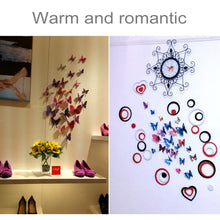 Load image into Gallery viewer, 12pcs / Set Home Decoration Originality Double-deck PVC 3D Butterfly Wall Paste