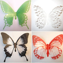 Load image into Gallery viewer, 12pcs / Set Home Decoration Originality PVC 3D Butterfly Wall Paste